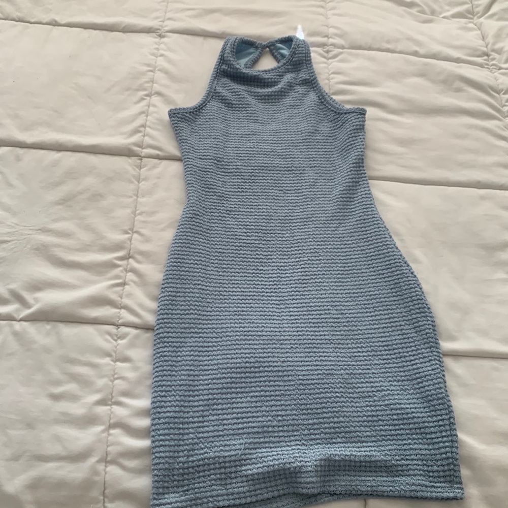 Light blue mini dress
